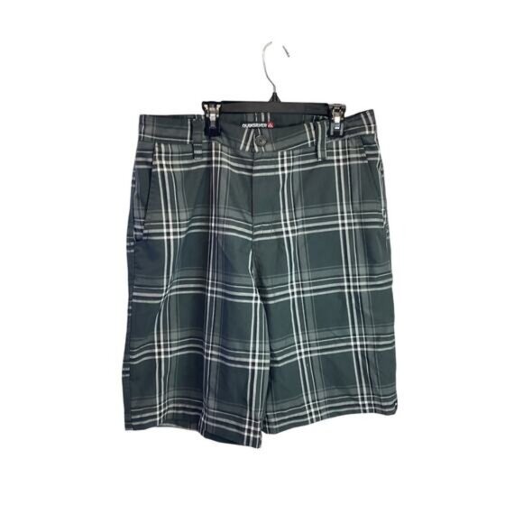 Preppy Streetwear Coquette Utility QuikSilver Shorts Men 32 Black Gray - Picture 1 of 4